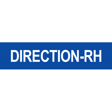 DIRECTION RH bleu - 29x7cm - Sticker/autocollant