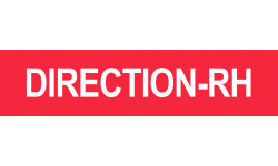 DIRECTION RH rouge - 15x3,5cm - Sticker/autocollant