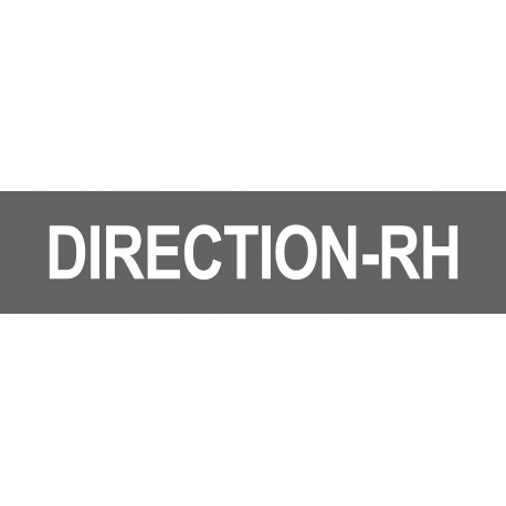 DIRECTION RH gris - 15x3,5cm - Sticker/autocollant