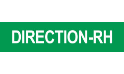 DIRECTION RH vert - 29x7cm - Sticker/autocollant