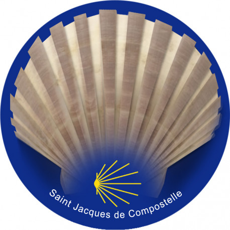  Saint-Jacques-de-Compostelle - 5cm - Sticker/autocollant