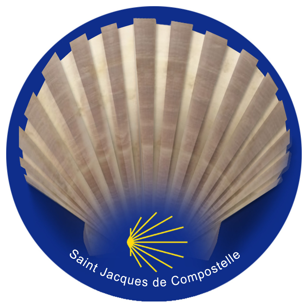  Saint-Jacques-de-Compostelle - 10cm - Sticker/autocollant