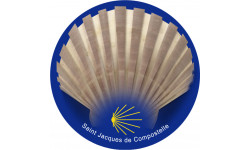  Saint-Jacques-de-Compostelle - 10cm - Sticker/autocollant