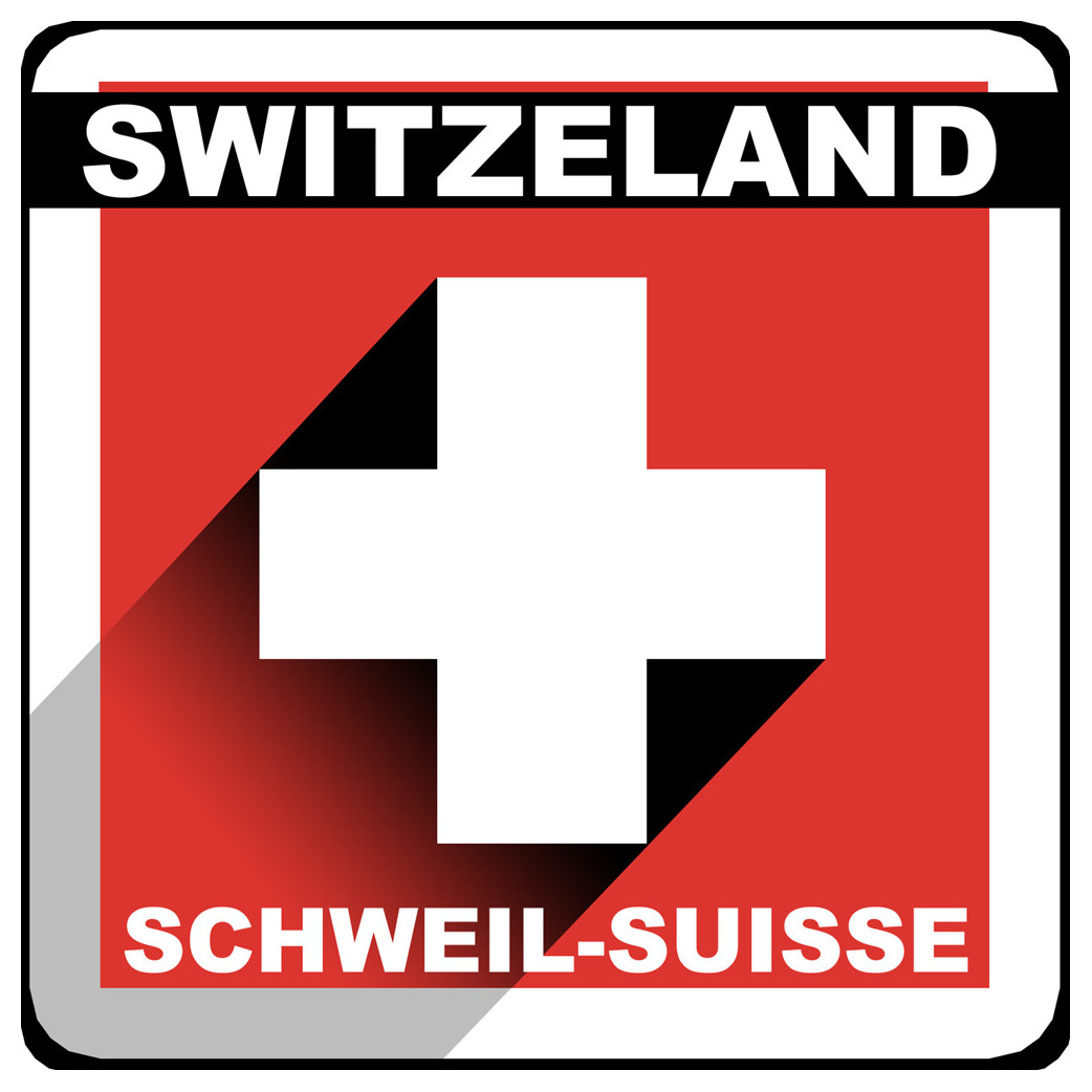  Switzeland - 10cm - Sticker/autocollant
