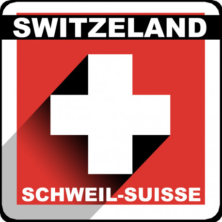  Switzeland - 15cm - Sticker/autocollant