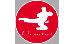 Arts martiaux - 10cm - Sticker/autocollant