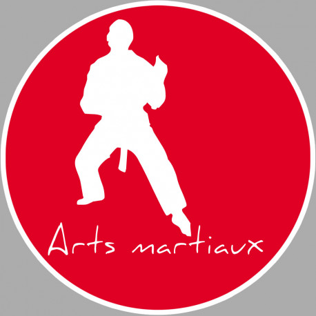 Arts martiaux 4 - 10cm - Sticker/autocollant