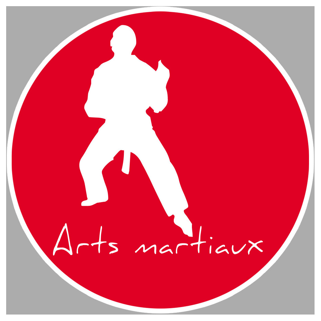 Arts martiaux 4 - 15cm - Sticker/autocollant