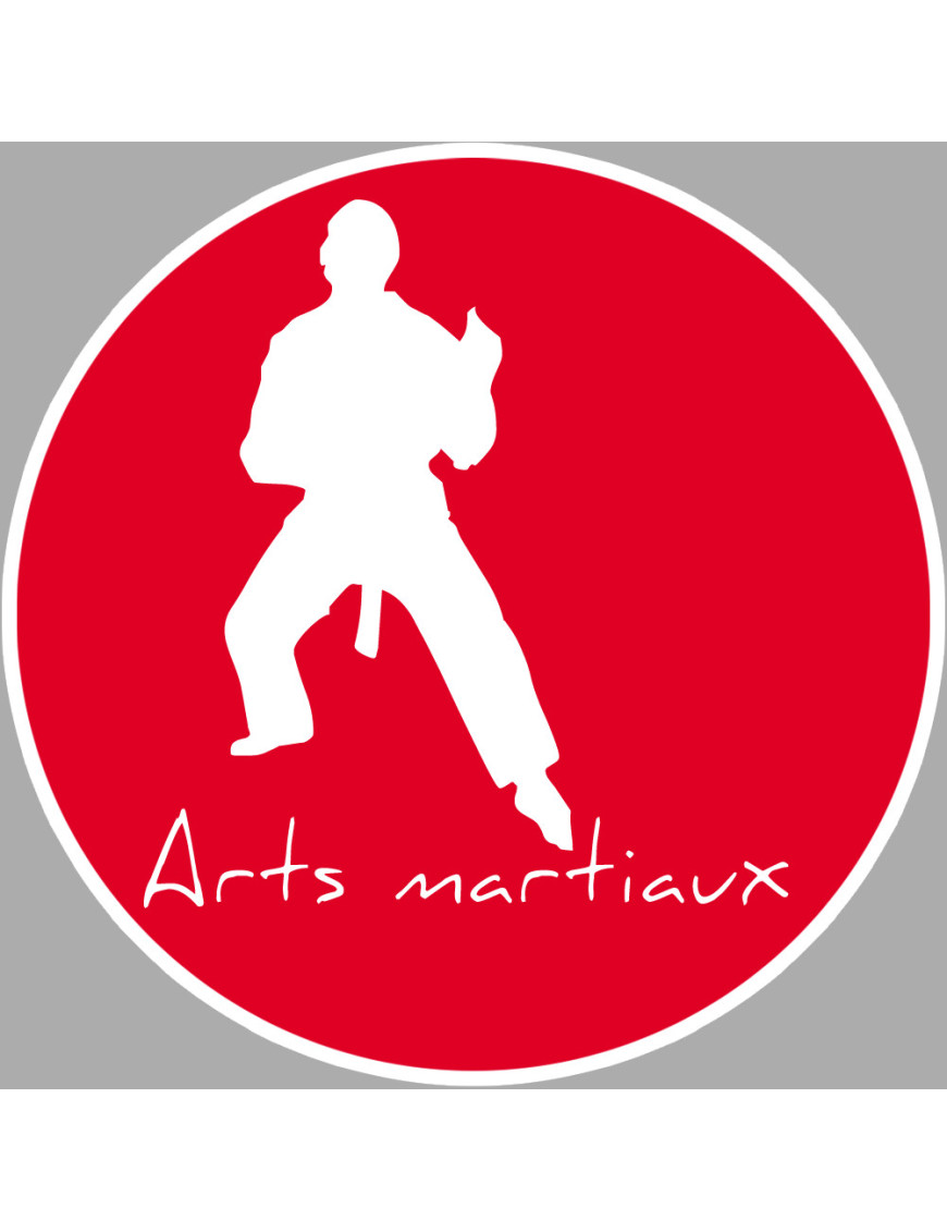Arts martiaux 4 - 20cm - Sticker/autocollant