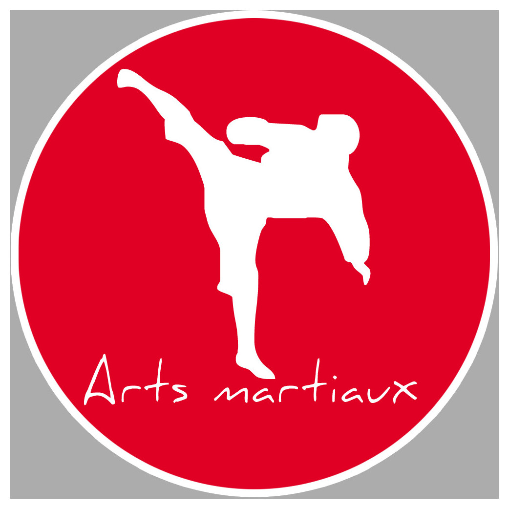 Arts martiaux série 5 - 10cm - Sticker/autocollant