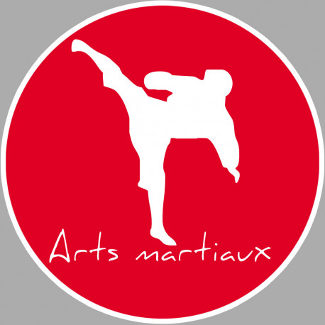 Arts martiaux série 5 - 20cm - Sticker/autocollant