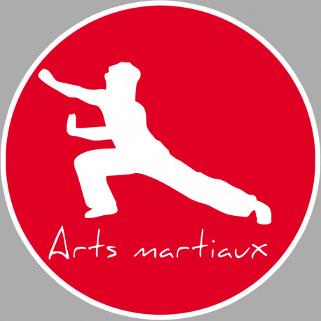 Arts martiaux série 3 - 20cm - Sticker/autocollant