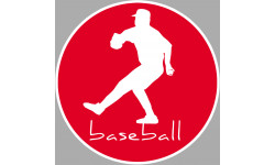 Baseball - 10cm - Sticker/autocollant