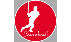 Baseball 2 - 20cm - Sticker/autocollant