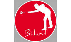 Billard - 10cm - Sticker/autocollant