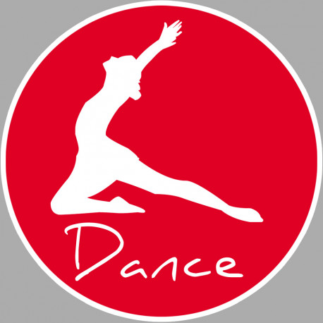 Dance - 10cm - Sticker/autocollant