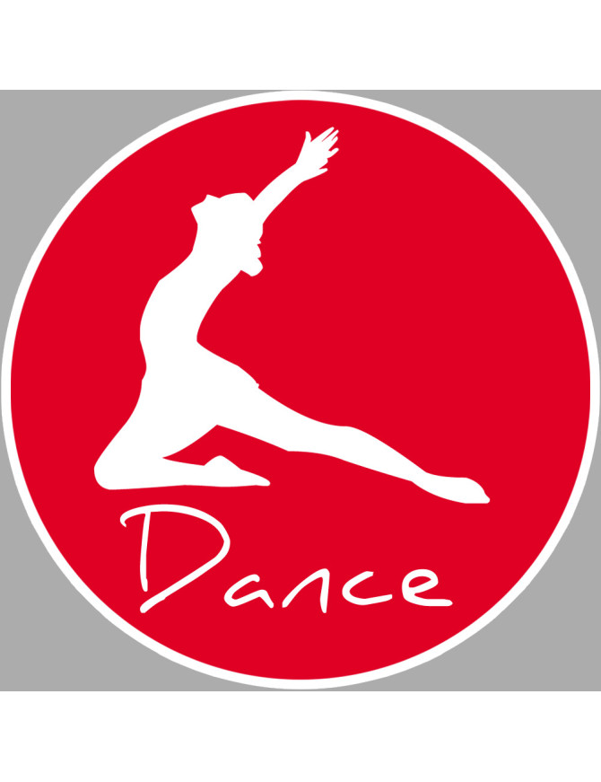Dance - 10cm - Sticker/autocollant