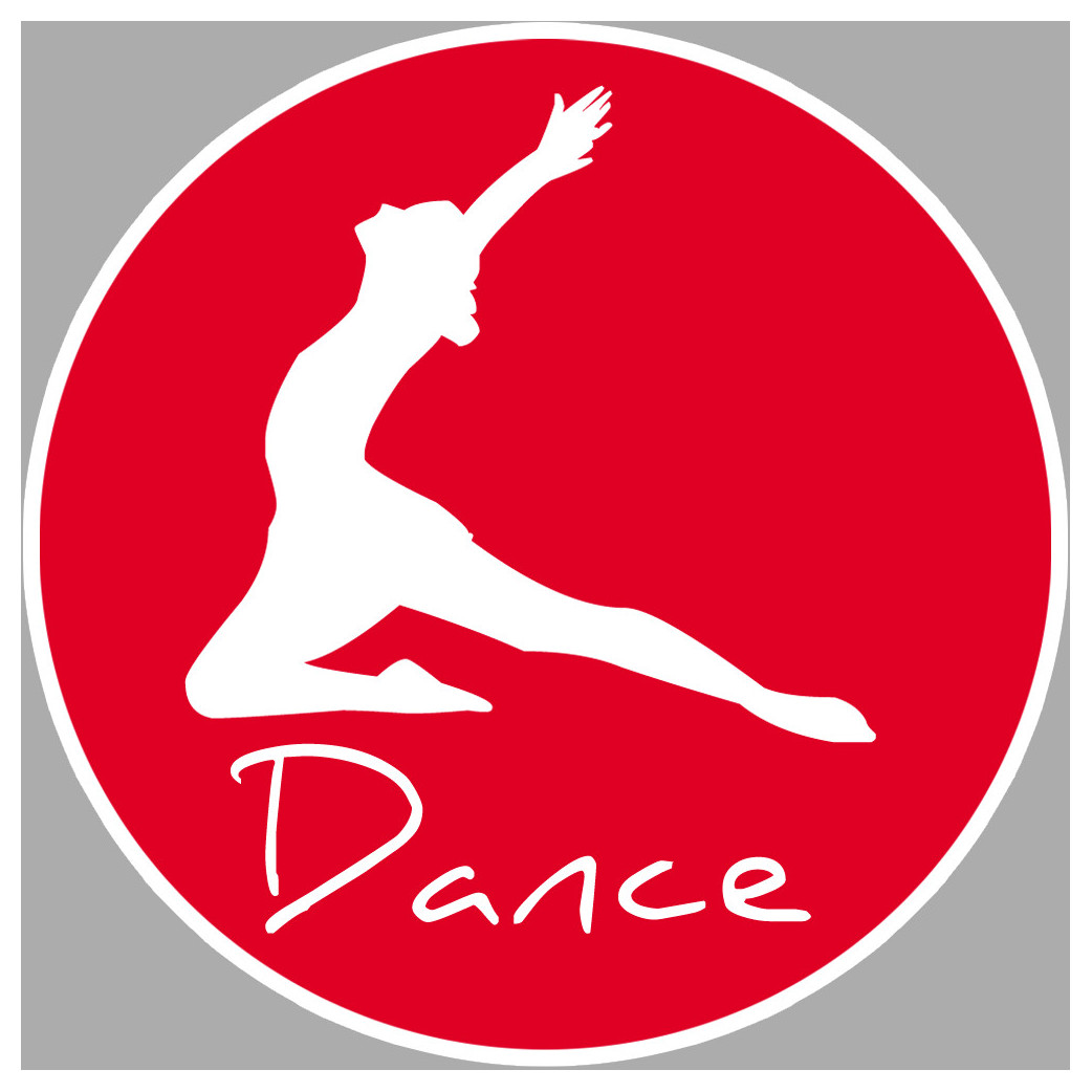 Dance - 15cm - Sticker/autocollant