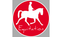 Équitation - 10cm - Sticker/autocollant