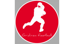 Gridiron football - 10cm - Sticker/autocollant