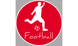 Football tir - 20cm - Sticker/autocollant