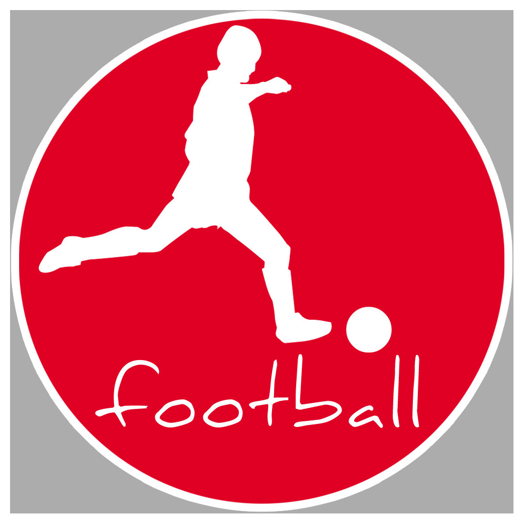 Football - 15cm - Sticker/autocollant