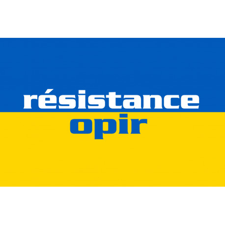 Ukraine résistance opir - 5cm - Sticker/autocollant