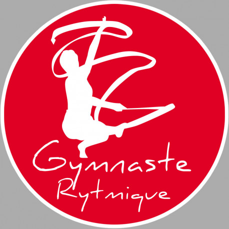 Gymnastique Rythmique - 10cm - Sticker/autocollant
