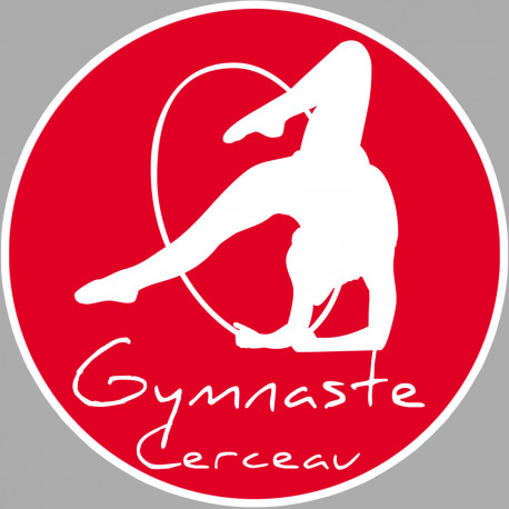 Gymnastique Cerceau - 5cm - Sticker/autocollant