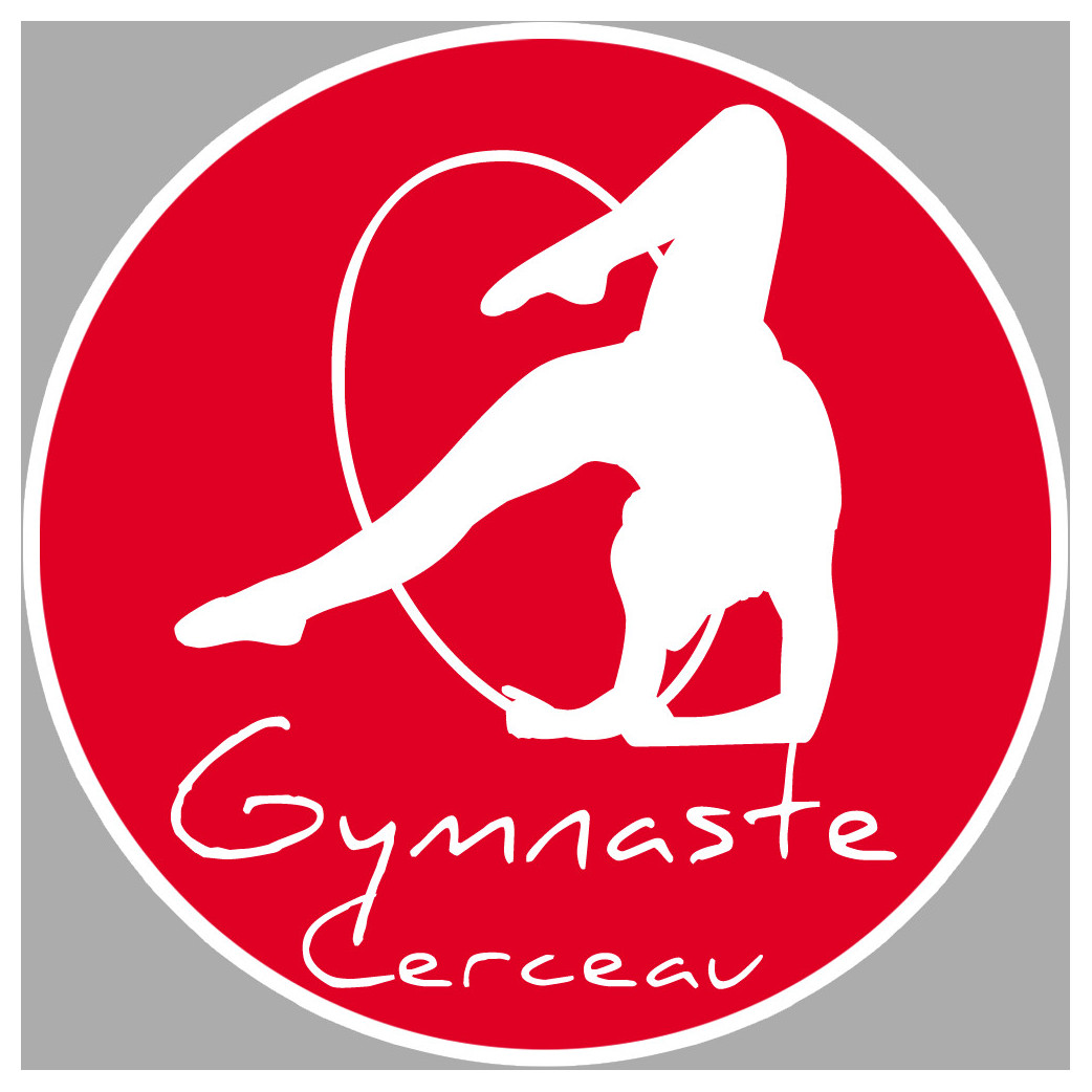 Gymnastique Cerceau - 15cm - Sticker/autocollant