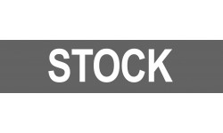 local STOCK gris - 29x7cm - Sticker/autocollant