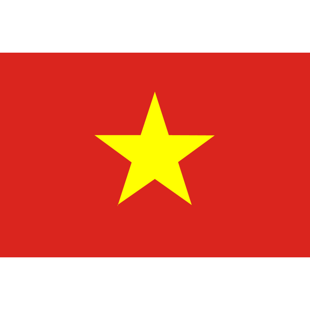 Drapeau Viet Nam - 19.5x13cm - Sticker/autocollant