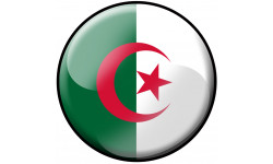Sticker / autocollants : drapeau Algérien - 5cm
