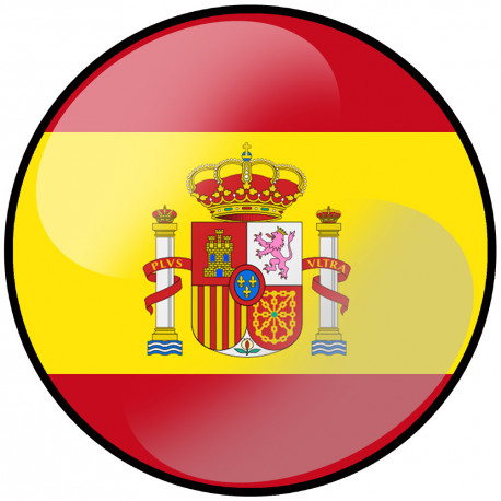 drapeau Espagnol - 20cm - Sticker/autocollant
