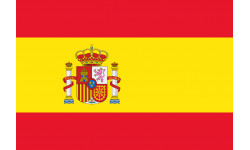 drapeau Espagne - 19,5x13cm - Sticker/autocollant