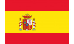 drapeau Spain - 29x20cm - Sticker/autocollant