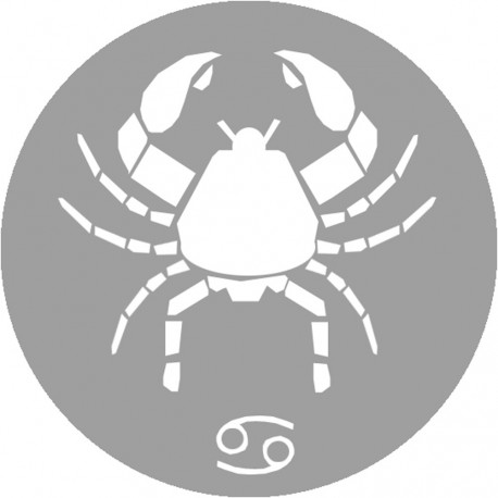 signe zodiaque scorpion rond - 5cm - Sticker/autocollant