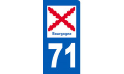 immatriculation motard 71 de la Bourgogne