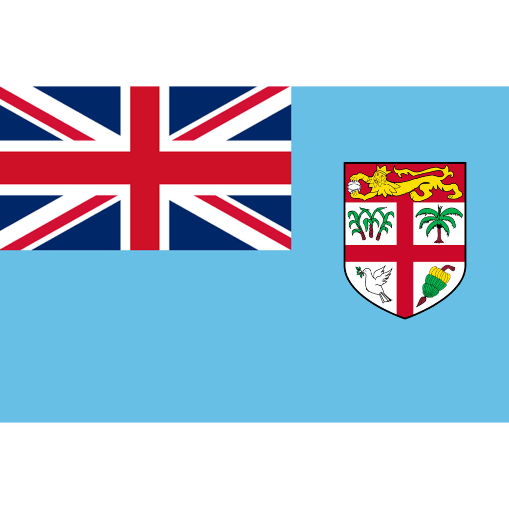 Drapeau Fidji - 15x10cm - Sticker/autocollant