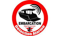 Alarme pour bateau et embarcation - 10cm - Sticker/autocollant