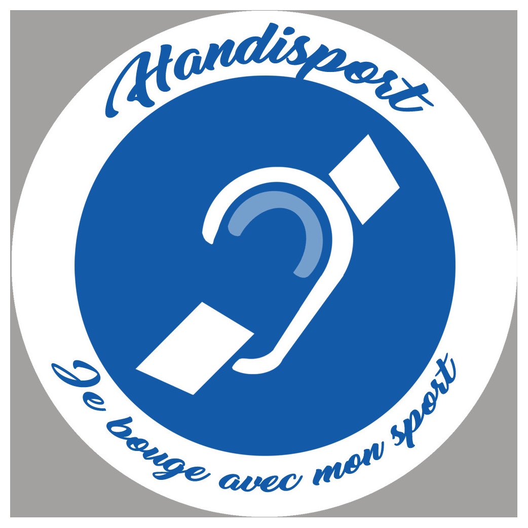 handisport surdité - 5cm - Sticker/autocollant