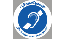 handisport surdité - 5cm - Sticker/autocollant