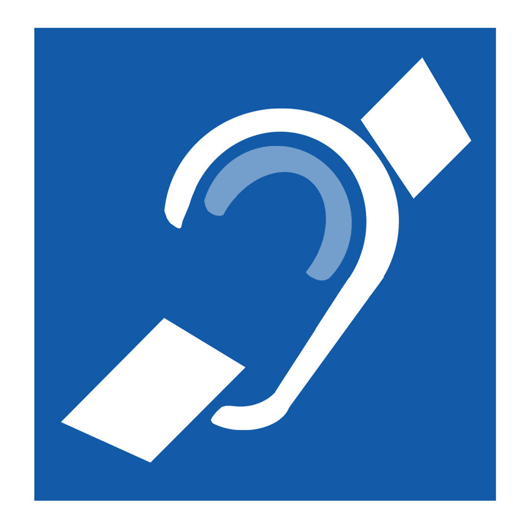 accessibilité handicap mal entendant - 5cm - Sticker/autocollant