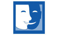 pictogramme accessibilité handicapé muet - 10cm - Sticker/autocollant
