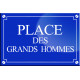 Place des grands hommes - 20x13,2cm - Sticker/autocollant