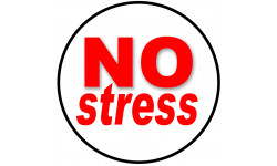 Sticker / autocollant : No stress - 15cm