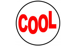 Sticker / autocollant : COOL - 15cm