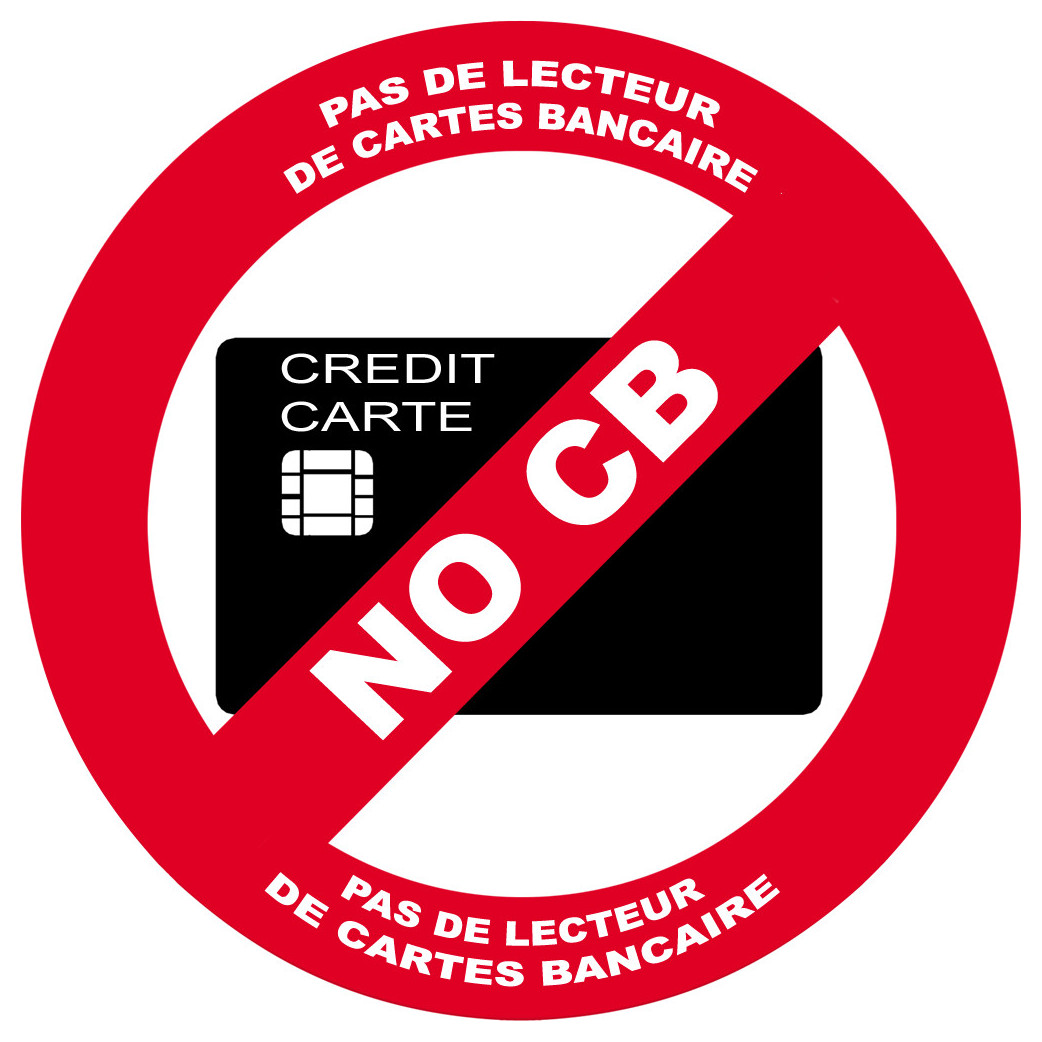 NO CB - 15cm - Sticker/autocollant