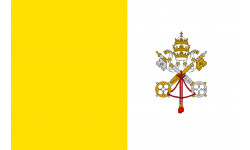 Drapeau Vatican - 19.5 x 13 cm - Sticker/autocollant