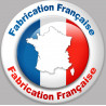 Fabrication Française - 10x10cm - Sticker/autocollant